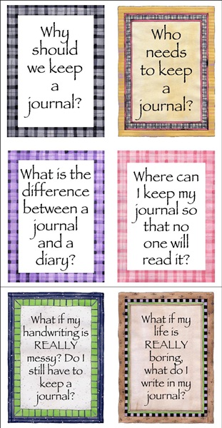 What is a journal questions