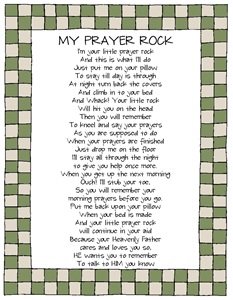 my prayer rock color