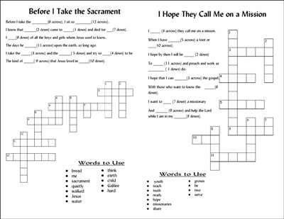 primary song crossword2