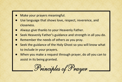 Principles of Prayer sm