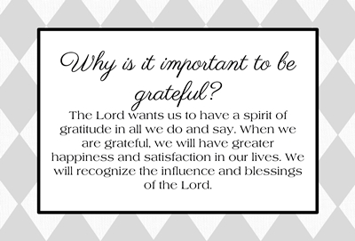 Why is it important to be grateful sm