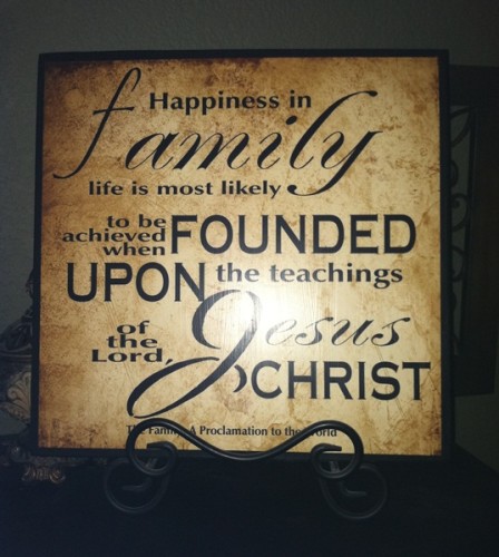Family Proclamation Printable (sign) – The Idea Door