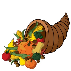 a thanksgiving cornucopia