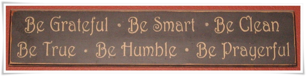 Be Signs Wooden 6 Be’s Sign – The Idea Door