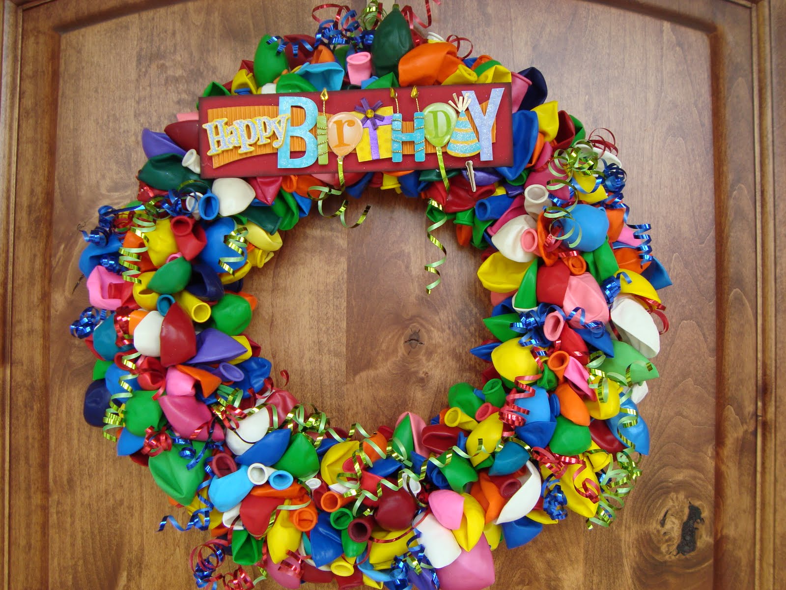 new birthday wreath