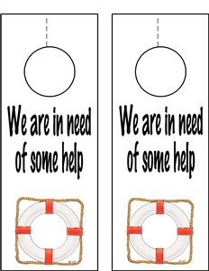 Door Hangers blank