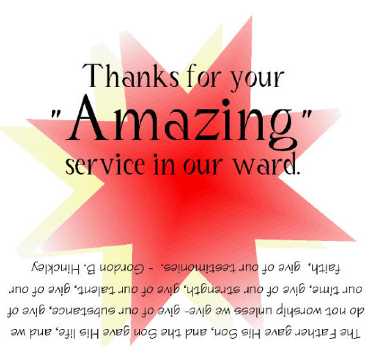 Amazing Service candy bar wrapper – The Idea Door