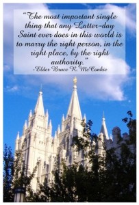 Elder Bruce R. McConkie quote on marriage