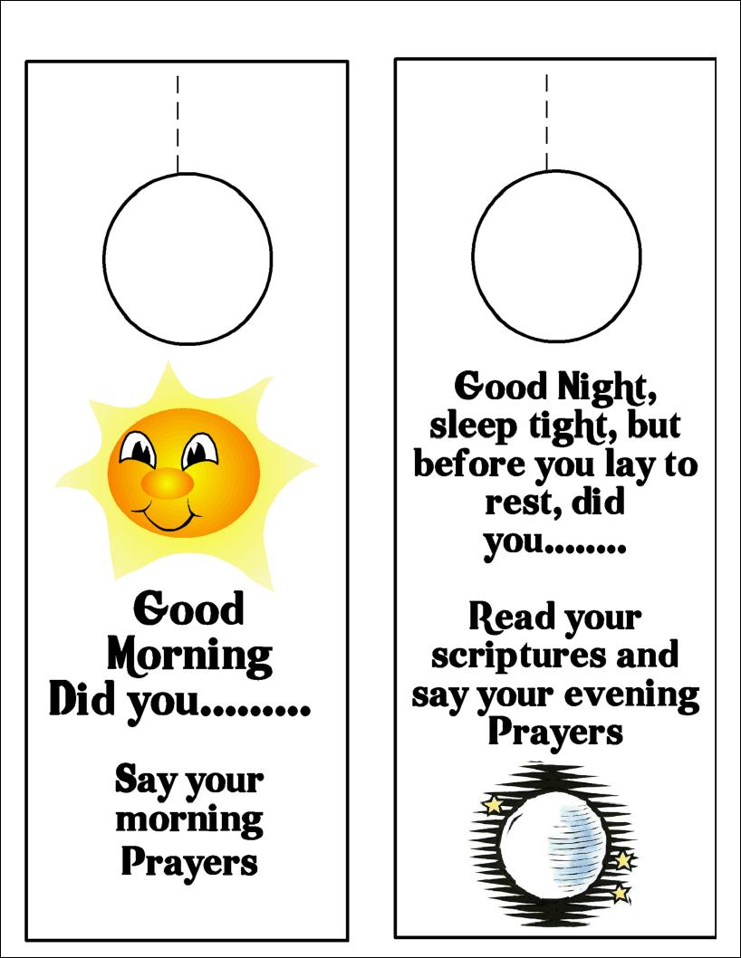 prayer door hanger 2