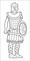 warrior in uniform