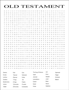 OLD TESTAMENT Word Search