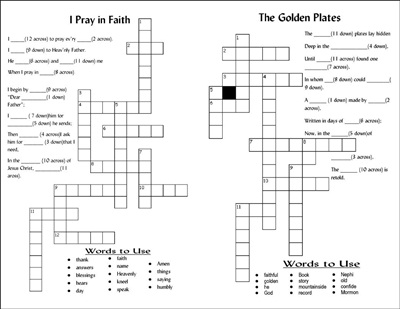 primary song crossword1