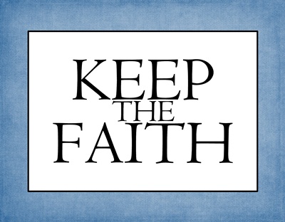 Keep the Faith blue sm