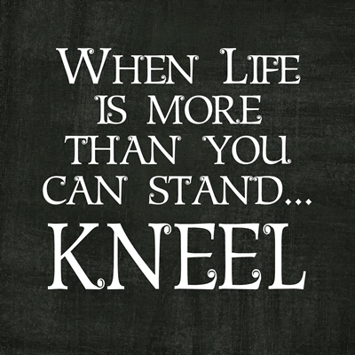 kneel black sm