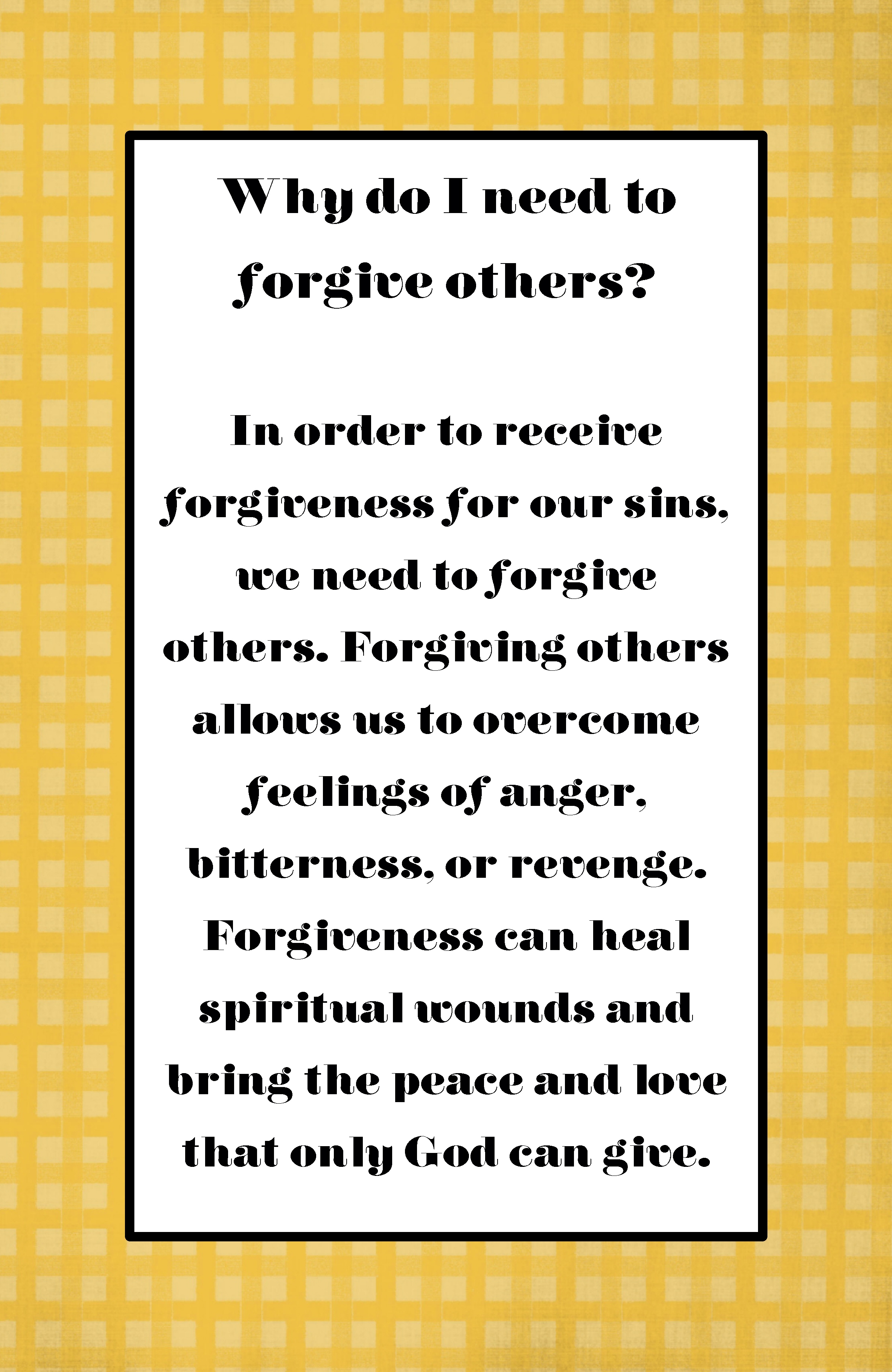 Why Do I Need To Forgive Others Young Women/'s Come Follow Me Lesson Plan helps