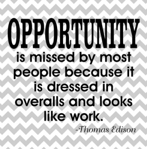 OPPORTUNITY…quote