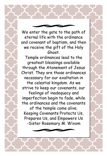 Come Follow Me - Why are covenants important in my life