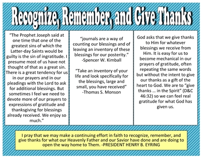 Aug 2013 HT Recognize, Remember, and Give Thanks 8x10 sm