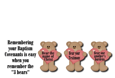 Baptism Bears Topper 2 sm