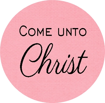 Come unto Christ necklace 3 pink RD