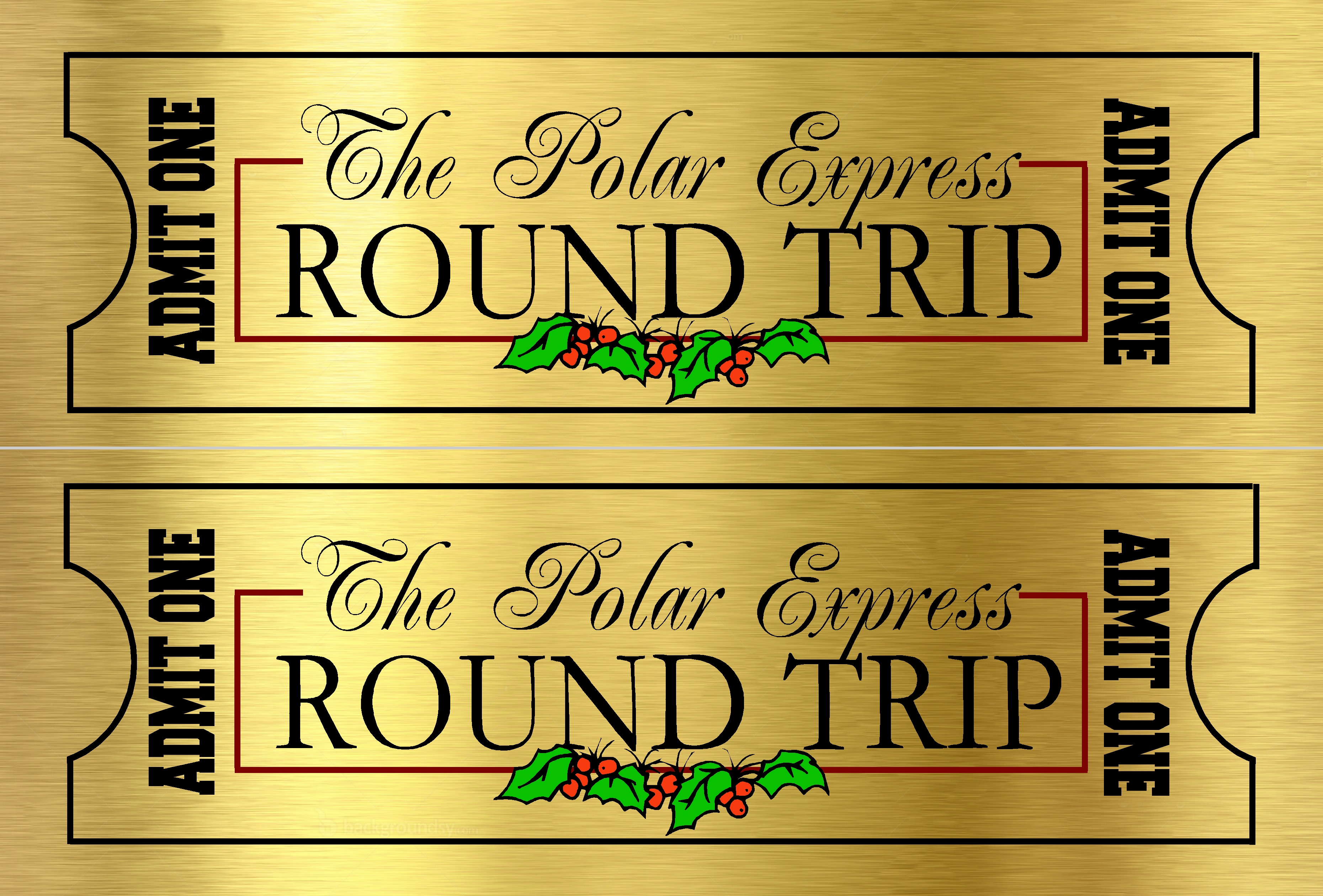 Polar Express Ticket.