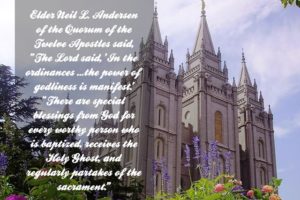 June 2016 Temple Ordinances and Covenants
