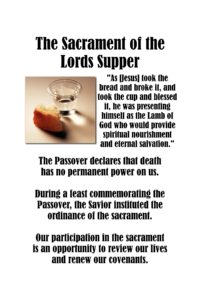 Chapter 15: The Sacrament of the Lord’s Supper