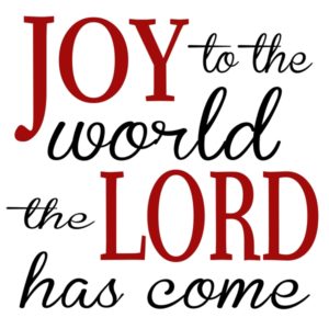 Download Joy to the World Printable - The Idea Door