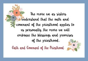 04 April 2017 Visiting Teaching Handout “Oath and Covenant of the Priesthood”