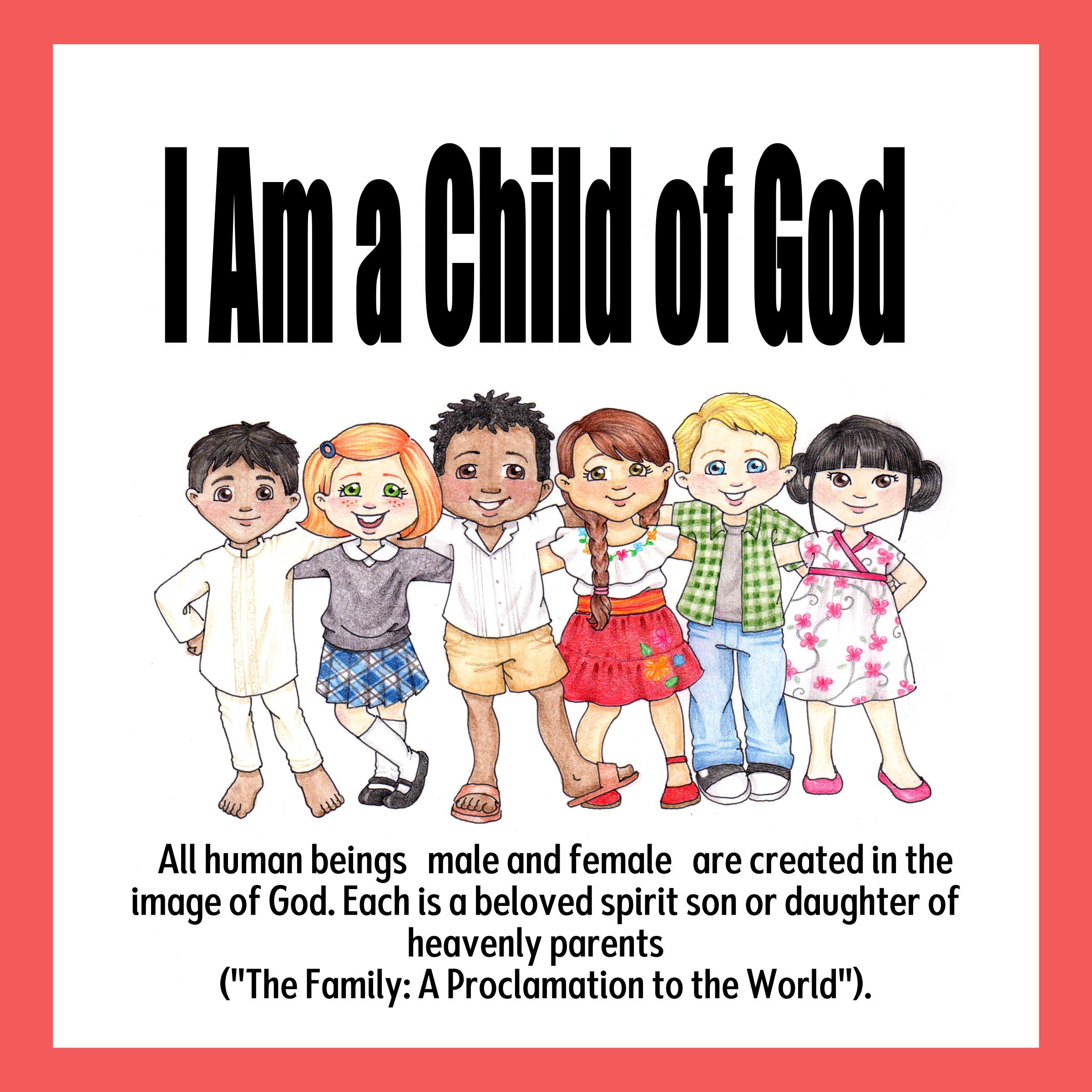 I Am A Child Of God Flip Chart