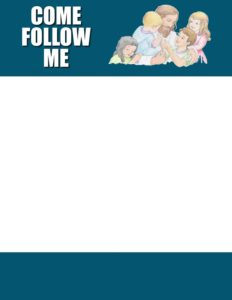 Binder Covers and Door Signs – Come Follow Me – The Idea Door