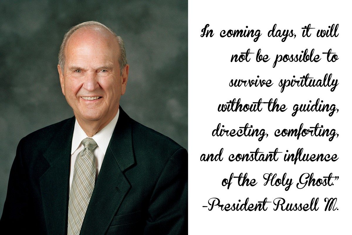 In coming days Quote… Russell M Nelson – The Idea Door