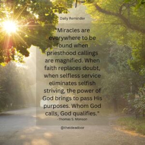 Miracles are everywhere…quote